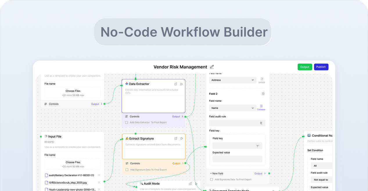 No-Code Workflow Builder